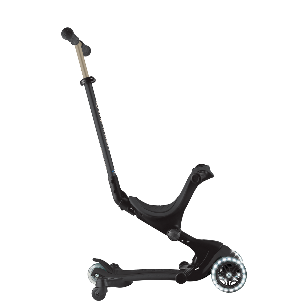 GLOBBER GO UP DELUXE LIGHTS 360*  черный (699-320)