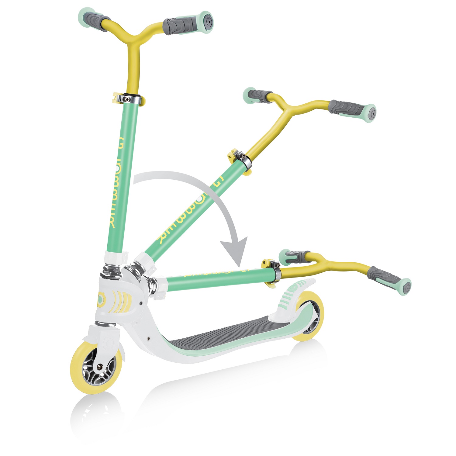 GLOBBER FOLDABLE FLOW 125 LED мятно-золотой (473-573GCNL)