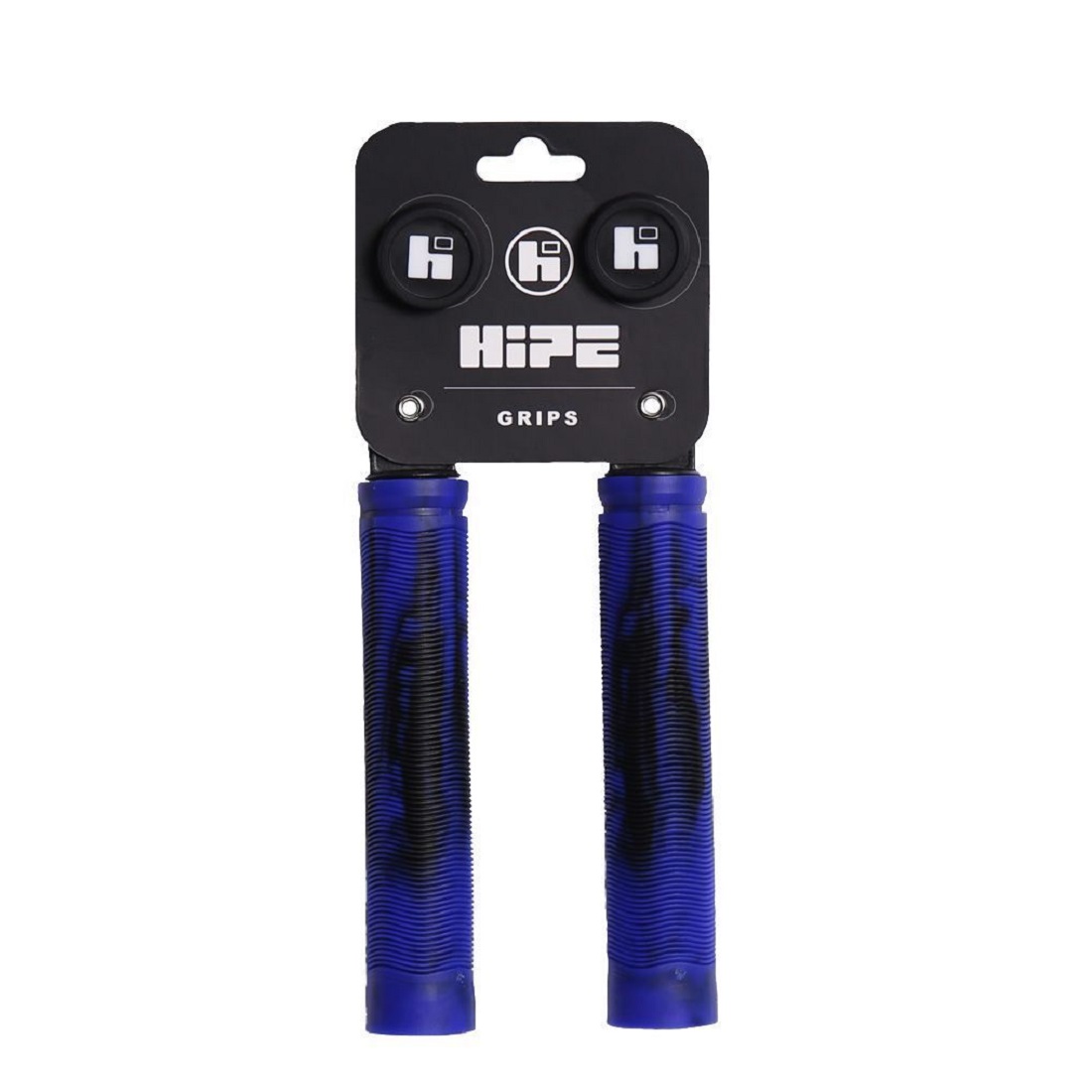 Грипсы HIPE H-01 Duo черный/синий, 155 мм (250755)
