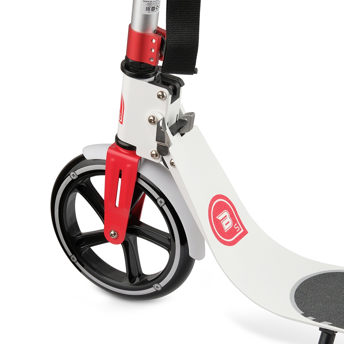 Самокат BLADE Sport Fun Tom 230/200 mm. бело-красный (230181)