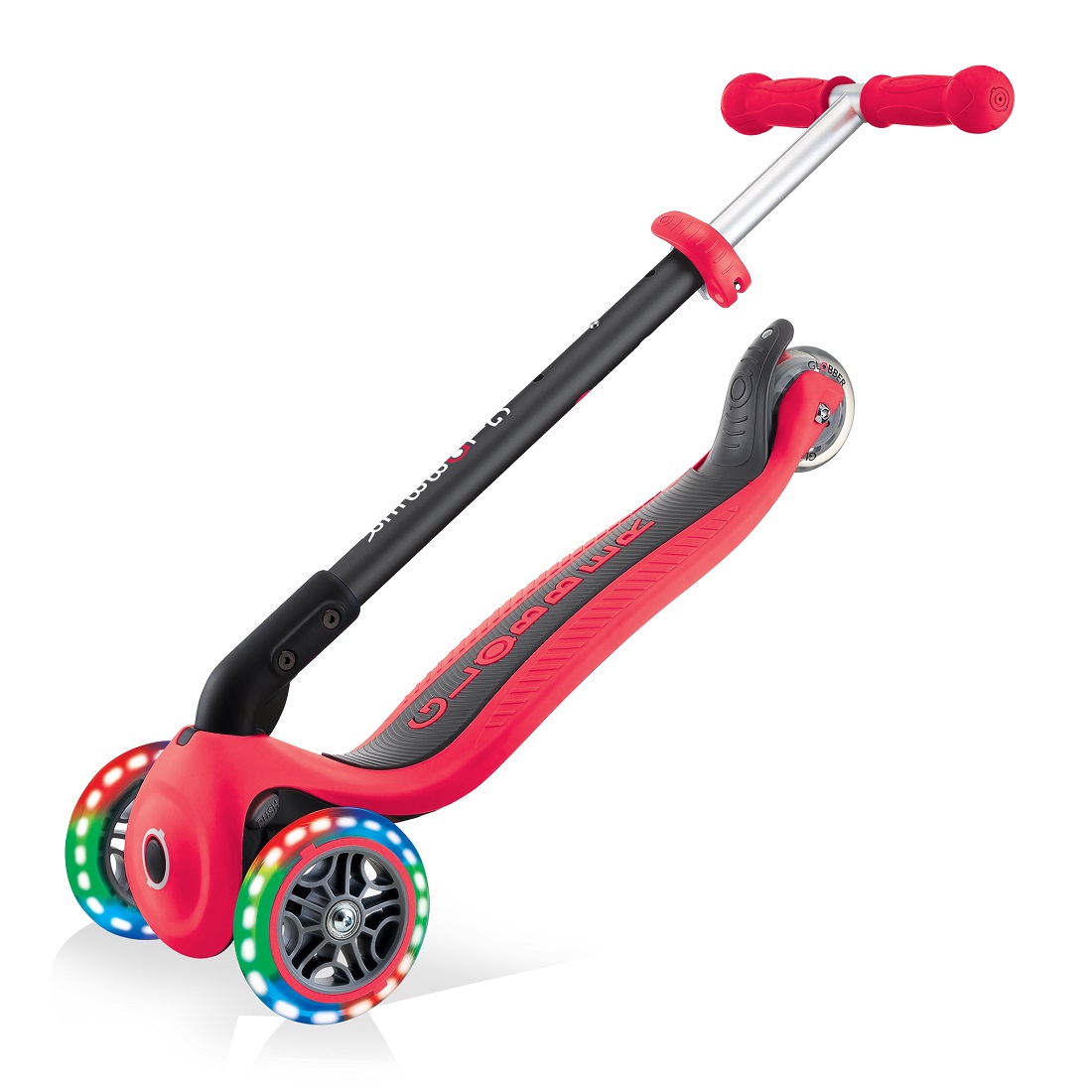 GLOBBER GO UP FOLDABLE PLUS LIGHTS  красный (643-102)
