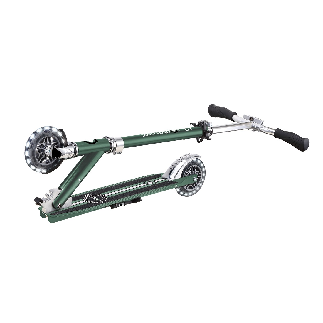 GLOBBER FLOW ELEMENT LIGHTS (свет. колеса) оливковый (721-104)