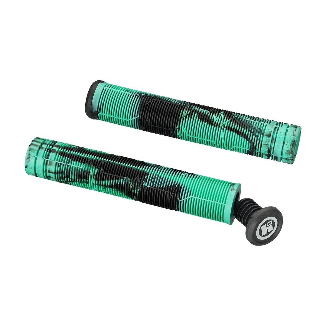 Грипсы HIPE H05 Duo черный/ментоловый, 170 мм (250712)