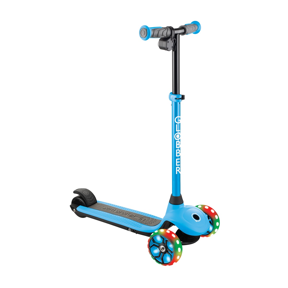 GLOBBER Электросамокат E-MOTION 4+ голубой (755-101-2) GLOBBER Электросамокат E-MOTION 4+ голубой (755-101-2)