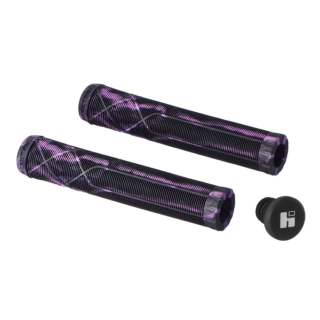 Грипсы HIPExtreme H6 170 мм, черный/фиолетовый (420044)