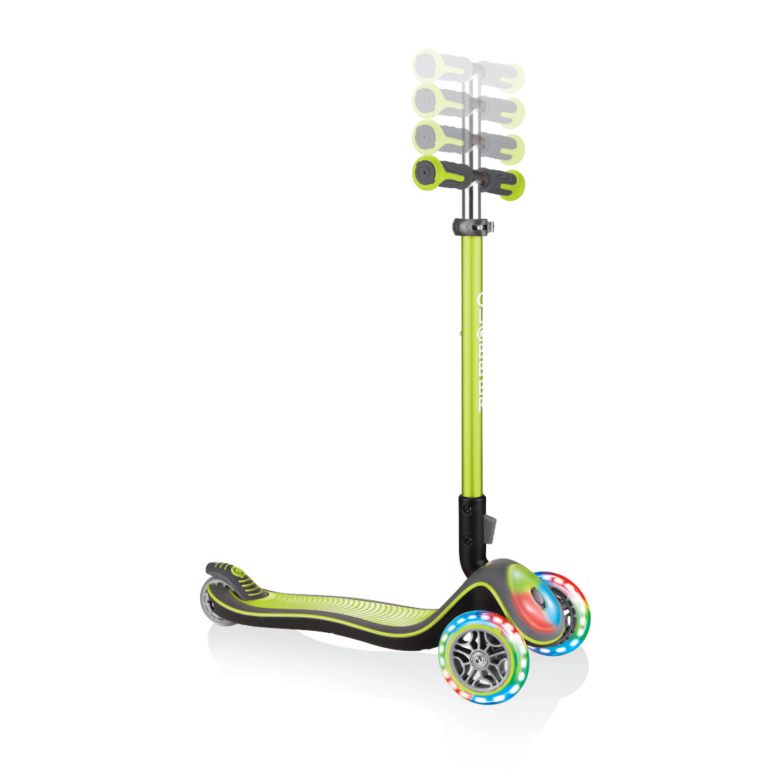 GLOBBER ELITE DELUXE FLASH LIGHTS  зеленый (449-106-3)