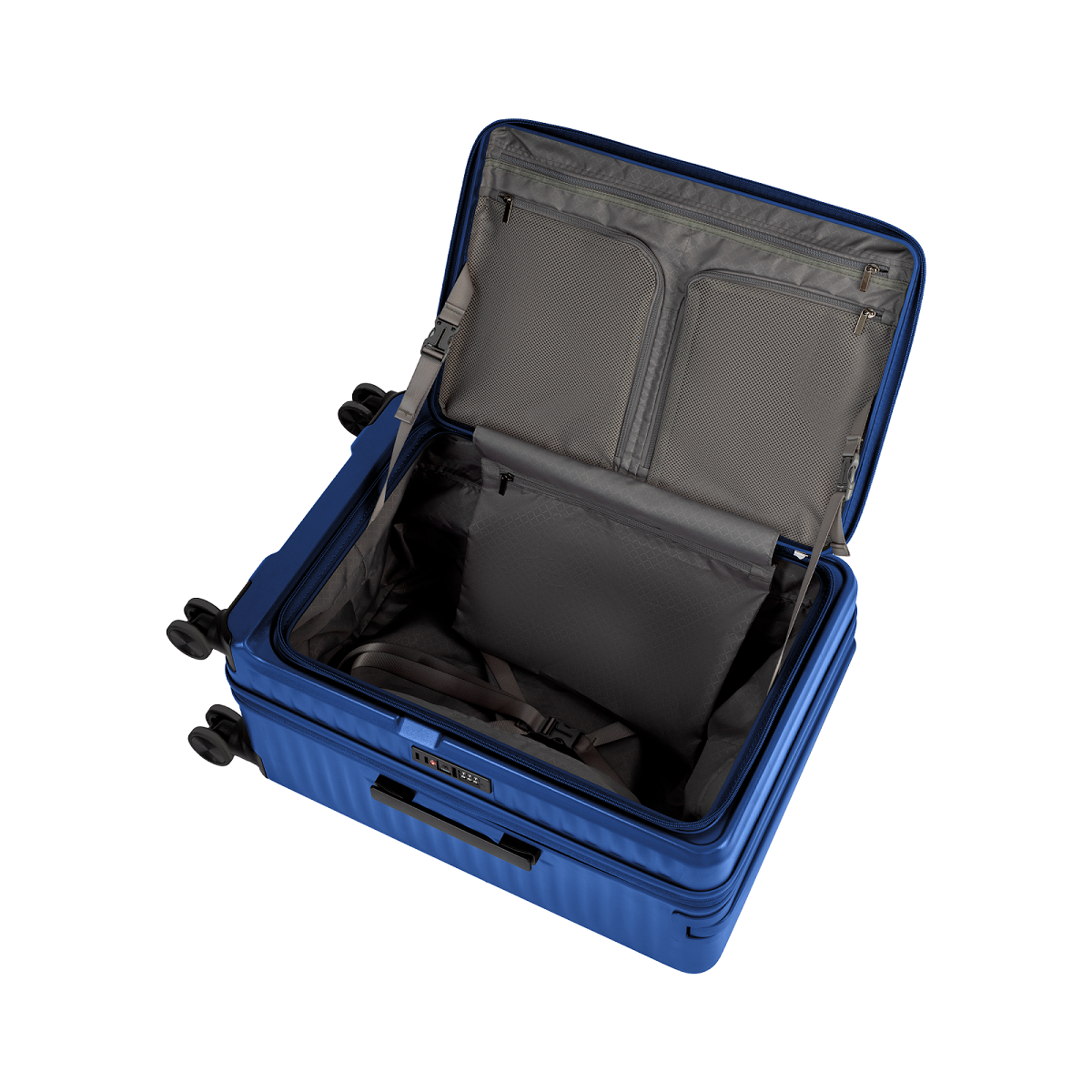 Чемодан на колесах Paseldo Aviator (Авиатор) XL синий LK-13BLUXL
