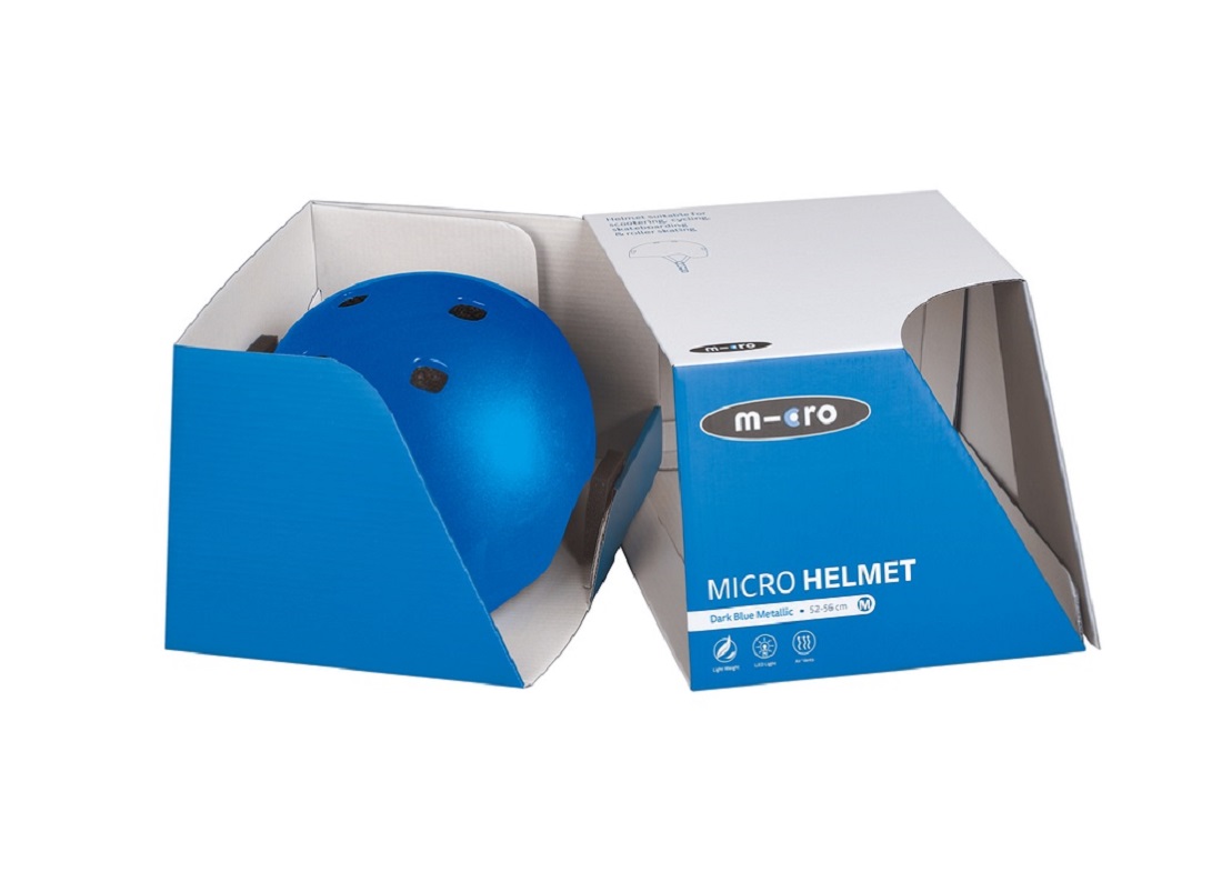 MICRO Шлем синий металлик M (V2) BOX (AC2083BX) MICRO Шлем синий металлик M (V2) BOX (AC2083BX)