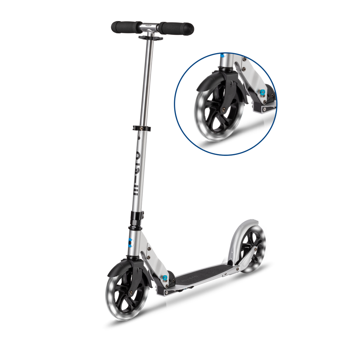 MICRO Matt Silver LED серебро 200 мм (SA0241L)