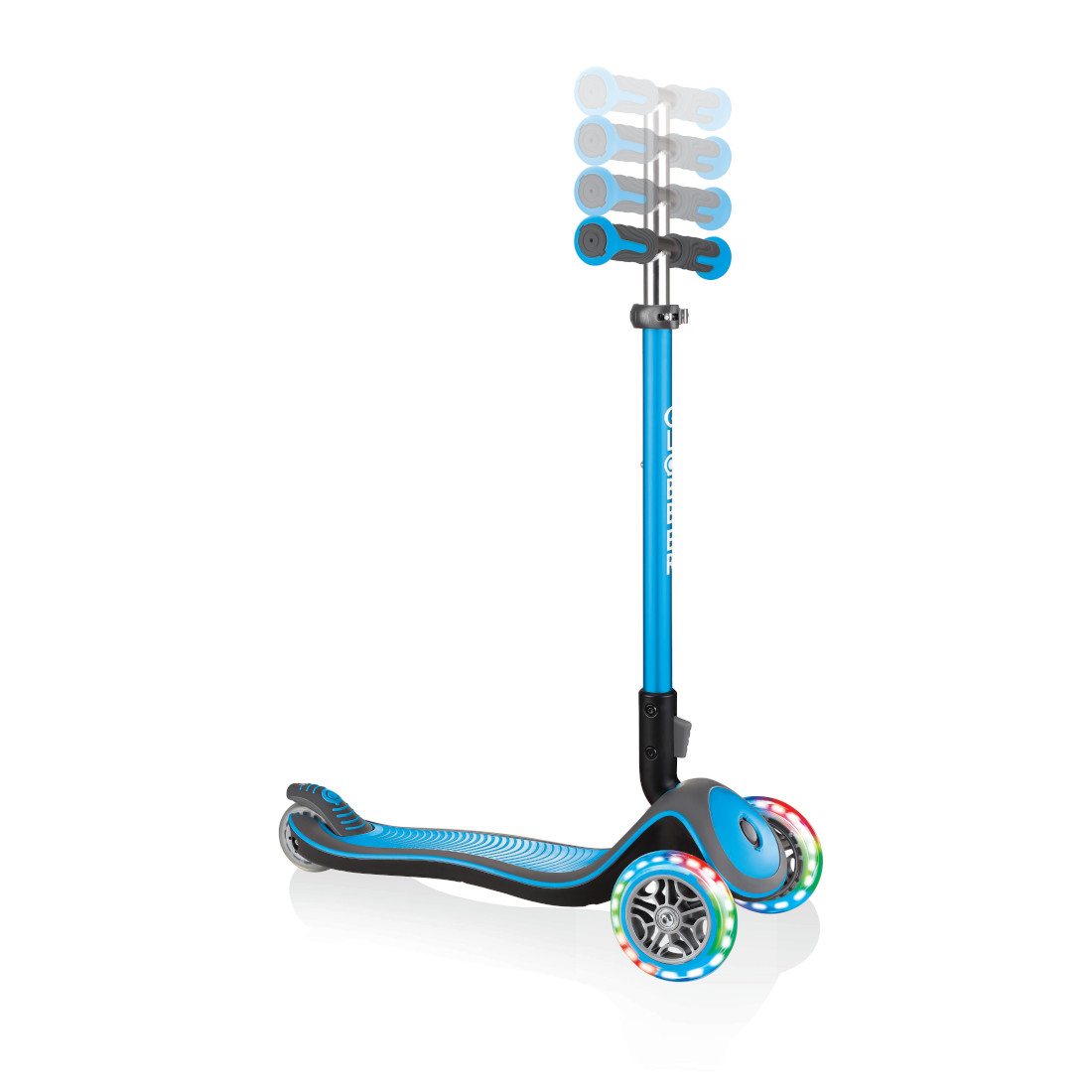 GLOBBER ELITE DELUXE LIGHTS голубой (444-401)   GLOBBER ELITE DELUXE LIGHTS голубой (444-401)