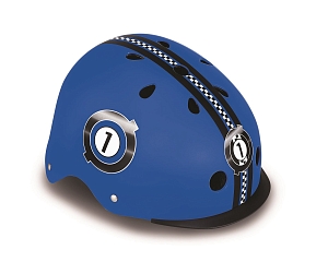 картинка GLOBBER Шлем ELITE LIGHTS XS/S (48-53см)  синий (507-100) от магазина