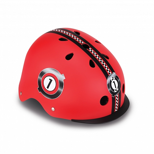 картинка GLOBBER Шлем ELITE LIGHTS XS/S (48-53см)  красный (507-102) от магазина