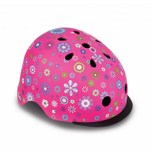 картинка GLOBBER Шлем ELITE LIGHTS XS/S (48-53см)  розовый (507-110) от магазина